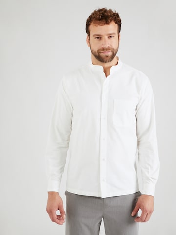 ABOUT YOU x Kevin Trapp Regular fit Button Up Shirt 'Finn' in White: front