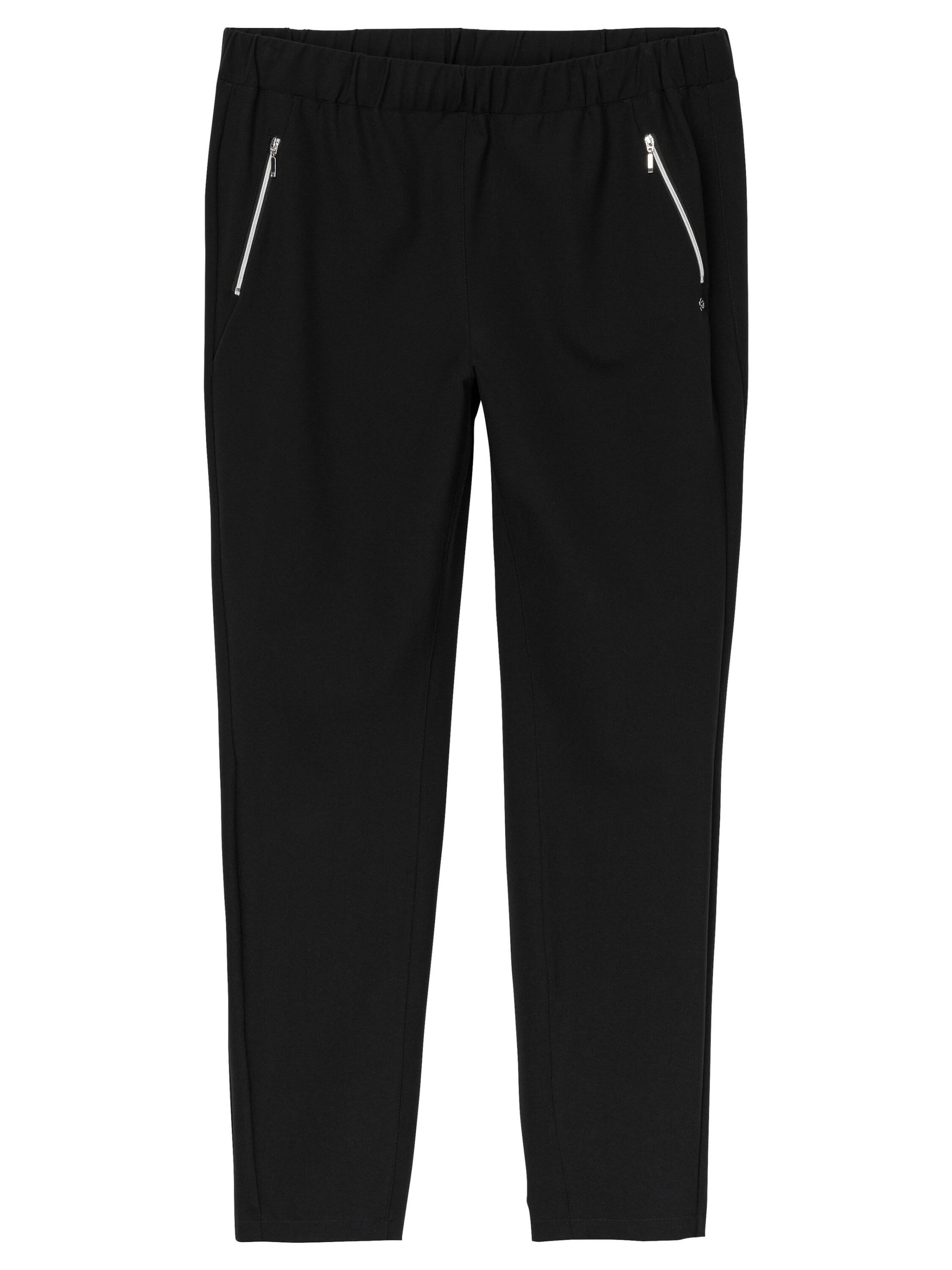 Slimfit Pantaloni di SHEEGO in nero: frontale