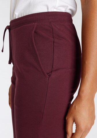 FLASHLIGHTS Slimfit Hose in Rot
