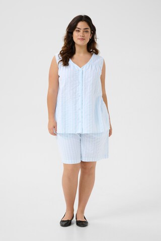 KAFFE CURVE Bluse 'Sira' in Blau