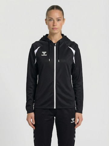 Hummel Sportief sweatvest in Zwart: voorkant