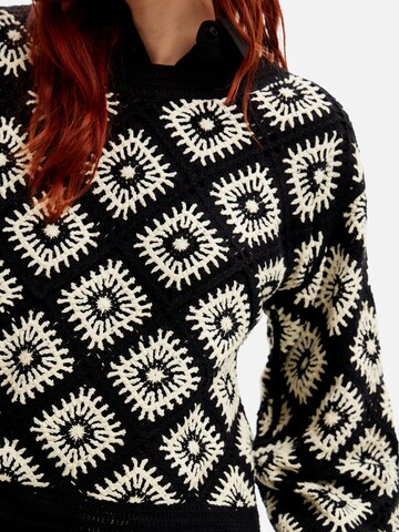 Desigual Sweter 'Crochet' w kolorze niebieski