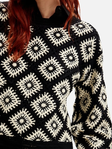 Desigual Tröja 'Crochet' i blå