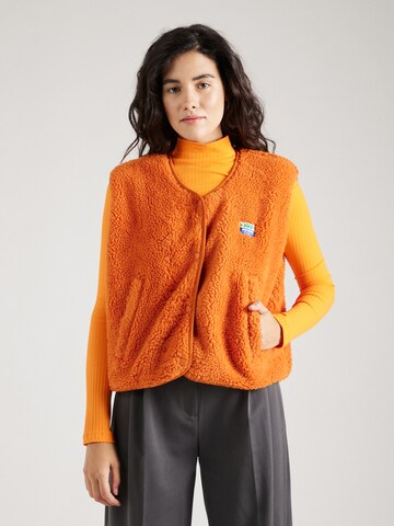 AMERICAN VINTAGE Vest 'HOKTOWN' in Orange: front