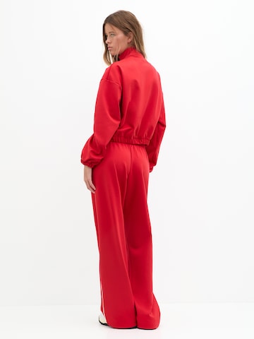Pull&Bear Sweatjakke i rød