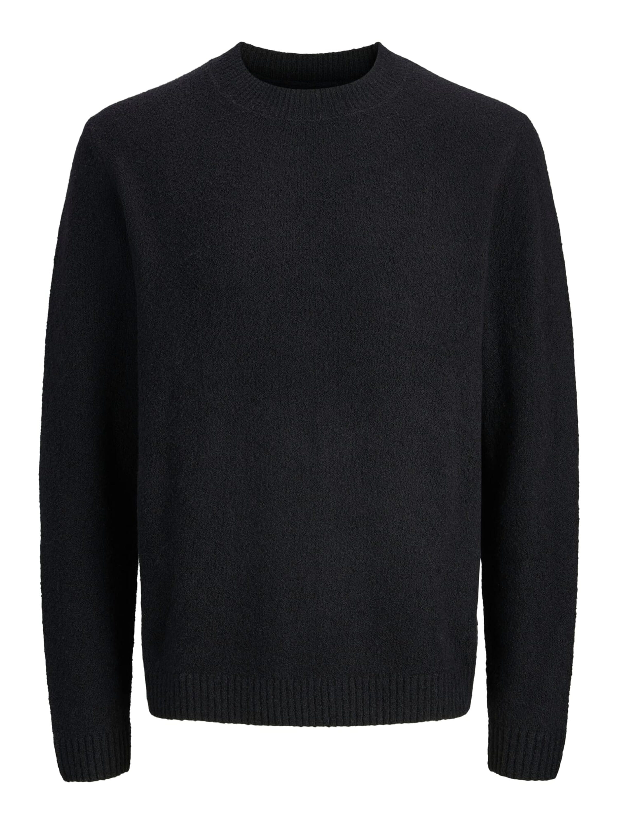 JACK & JONES Sweater 'Blamaverick' in Black: front