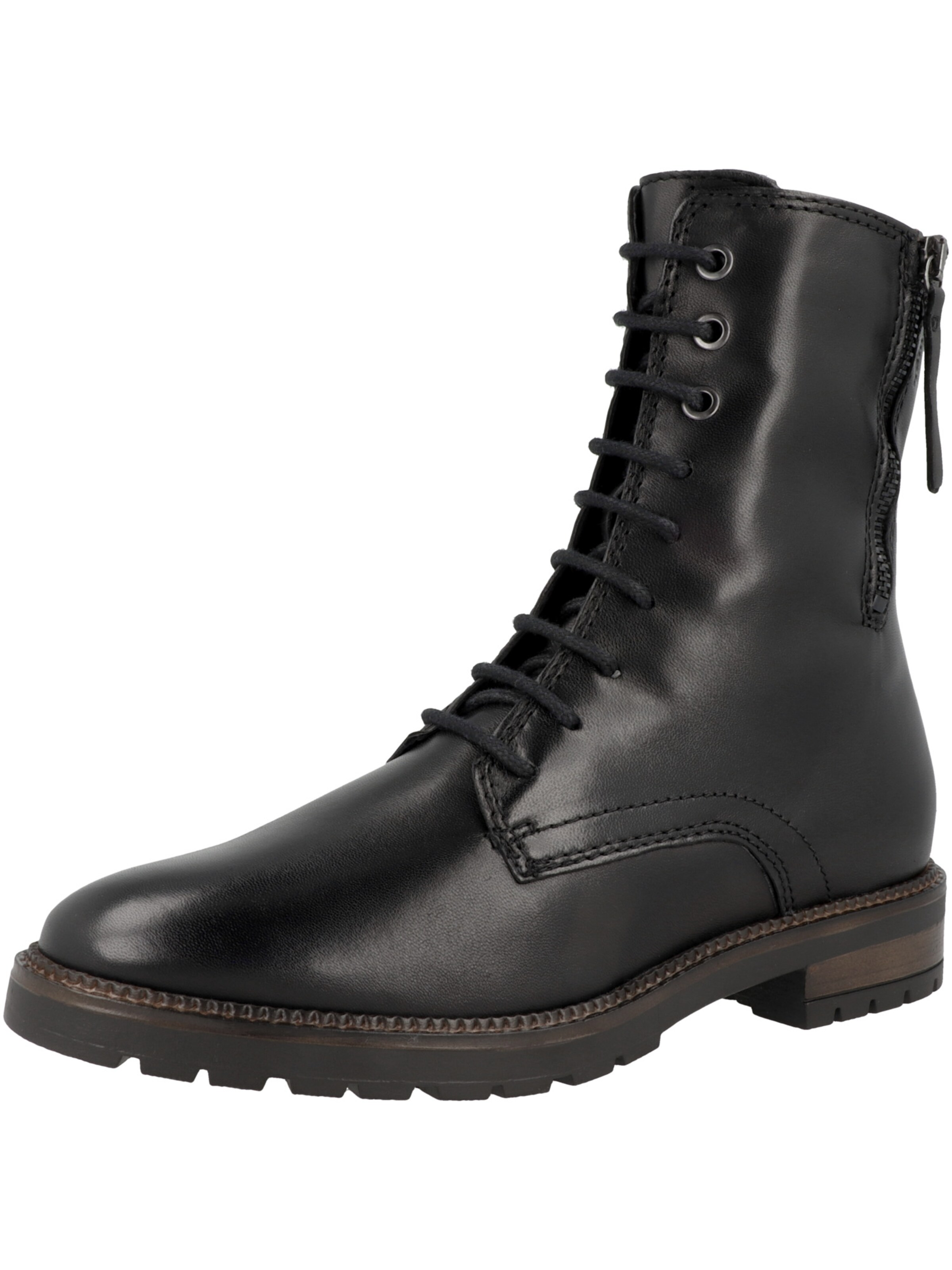 Stivaletto stringato di Tamaris in nero: frontale