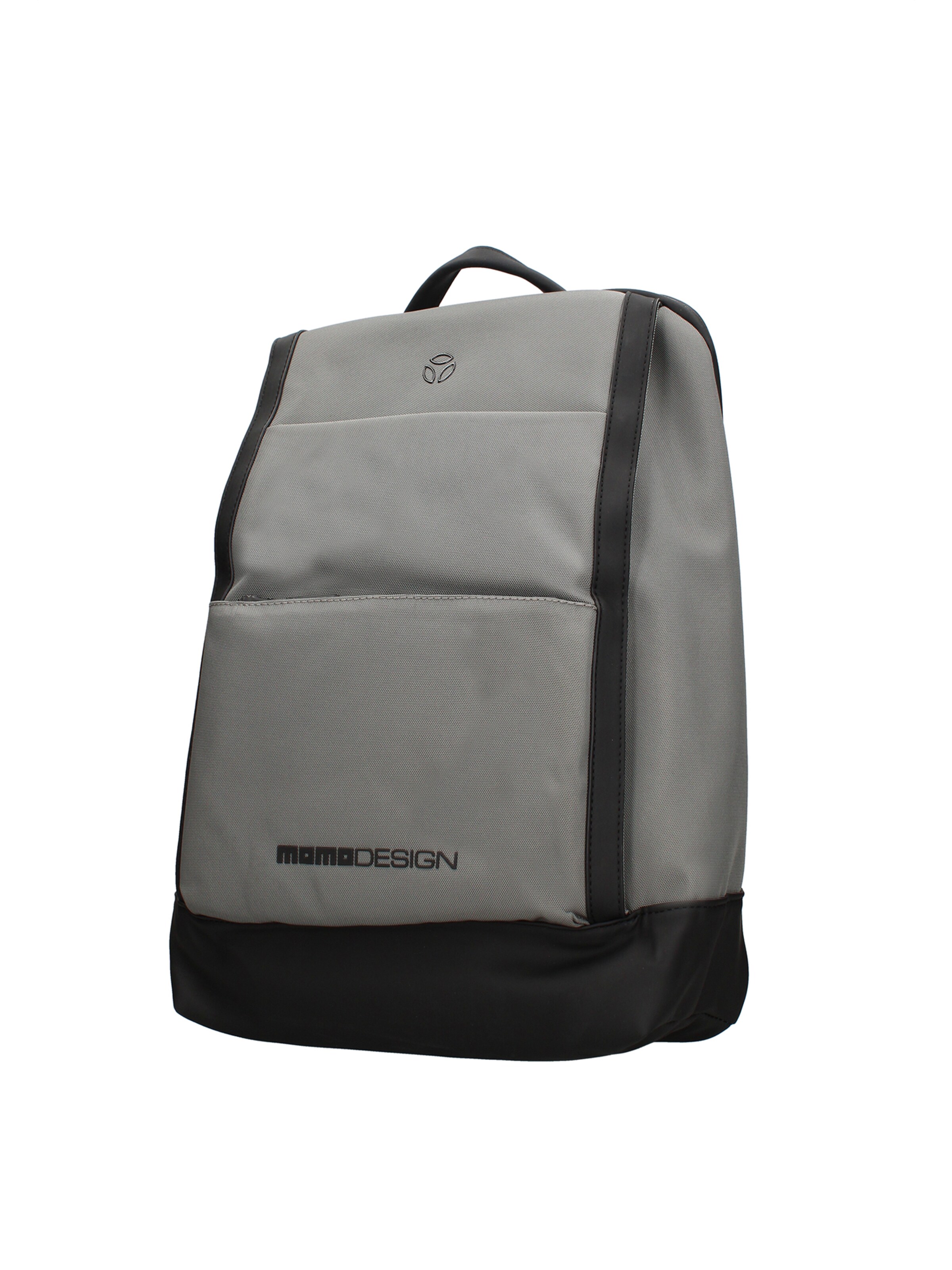 Zaino 'Zaino Uomo Momo Design Poliuretanico con Zip e Tasche Organizzate' di Momo Design in grigio