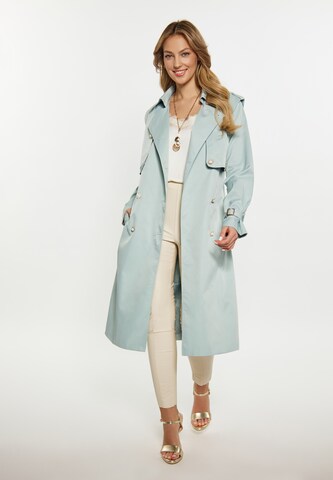 faina Between-seasons coat in Green