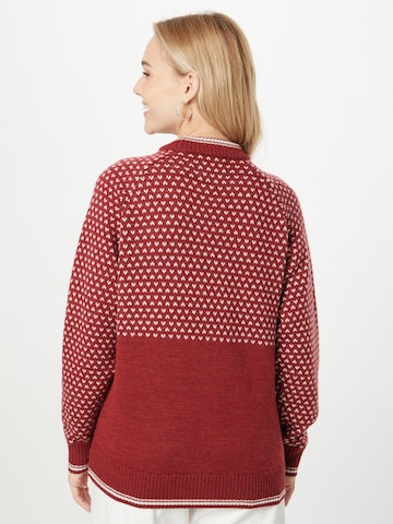 Bergans Sweter w kolorze czerwony