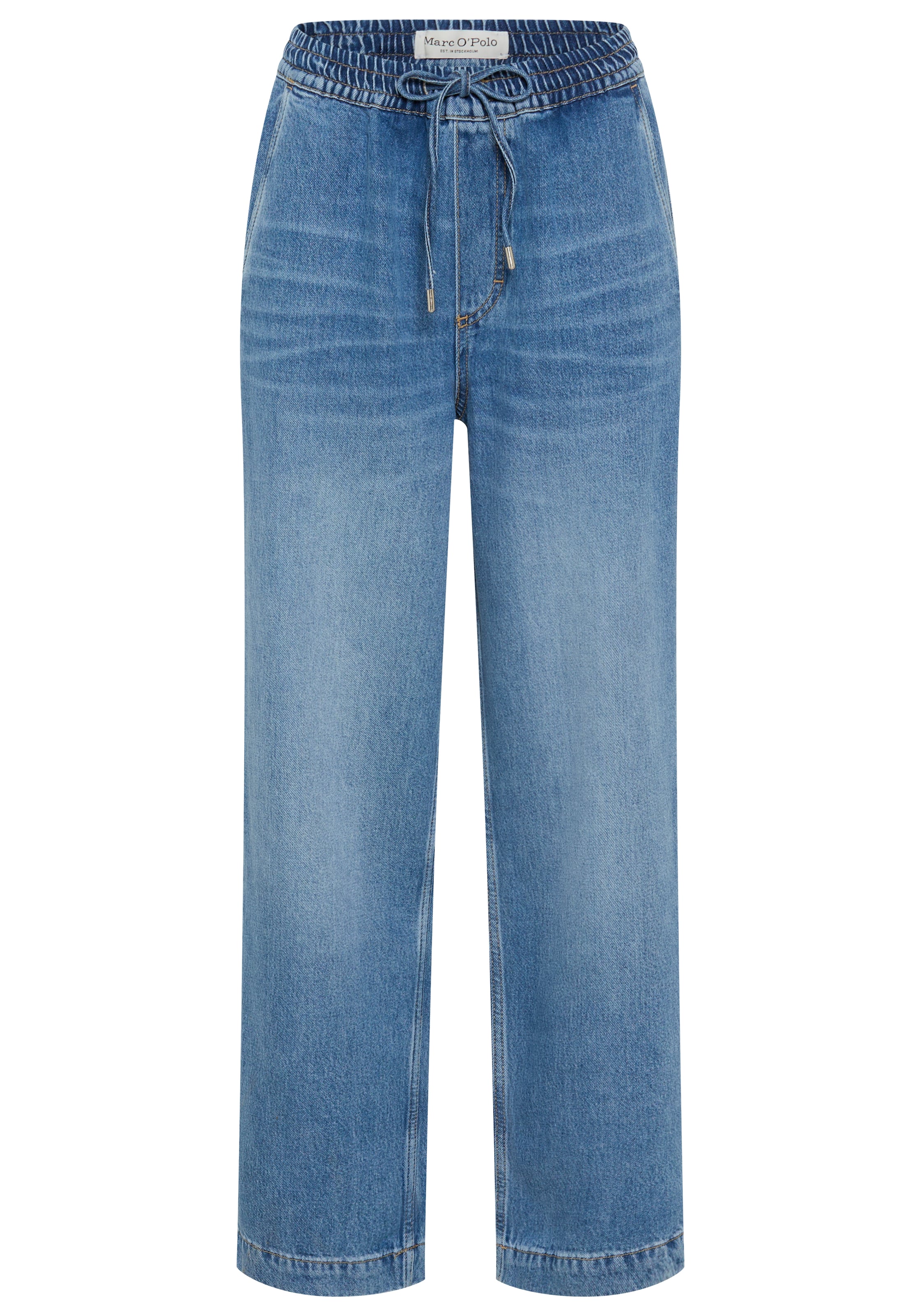 Marc O'Polo Wide Leg Jeans in Blau: Vorderseite