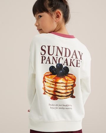 WE Fashion - Sweatshirt em branco