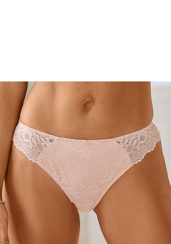 LASCANA Thong in Pink: front