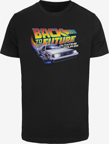 Merchcode Shirt 'Outatime 85' in Zwart: voorkant