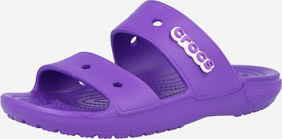 sötétlila / fehér Crocs Papucs, Termék nézet