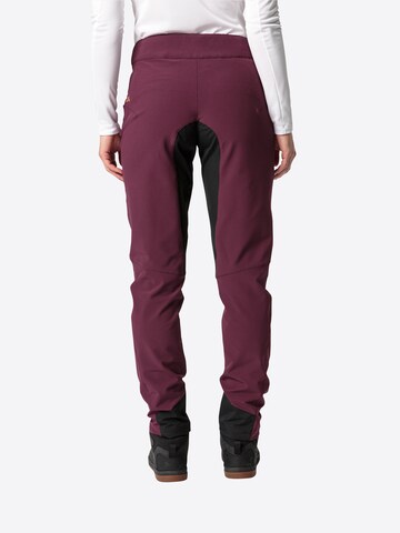 VAUDE Regular Outdoor trousers 'Qimsa' in Red