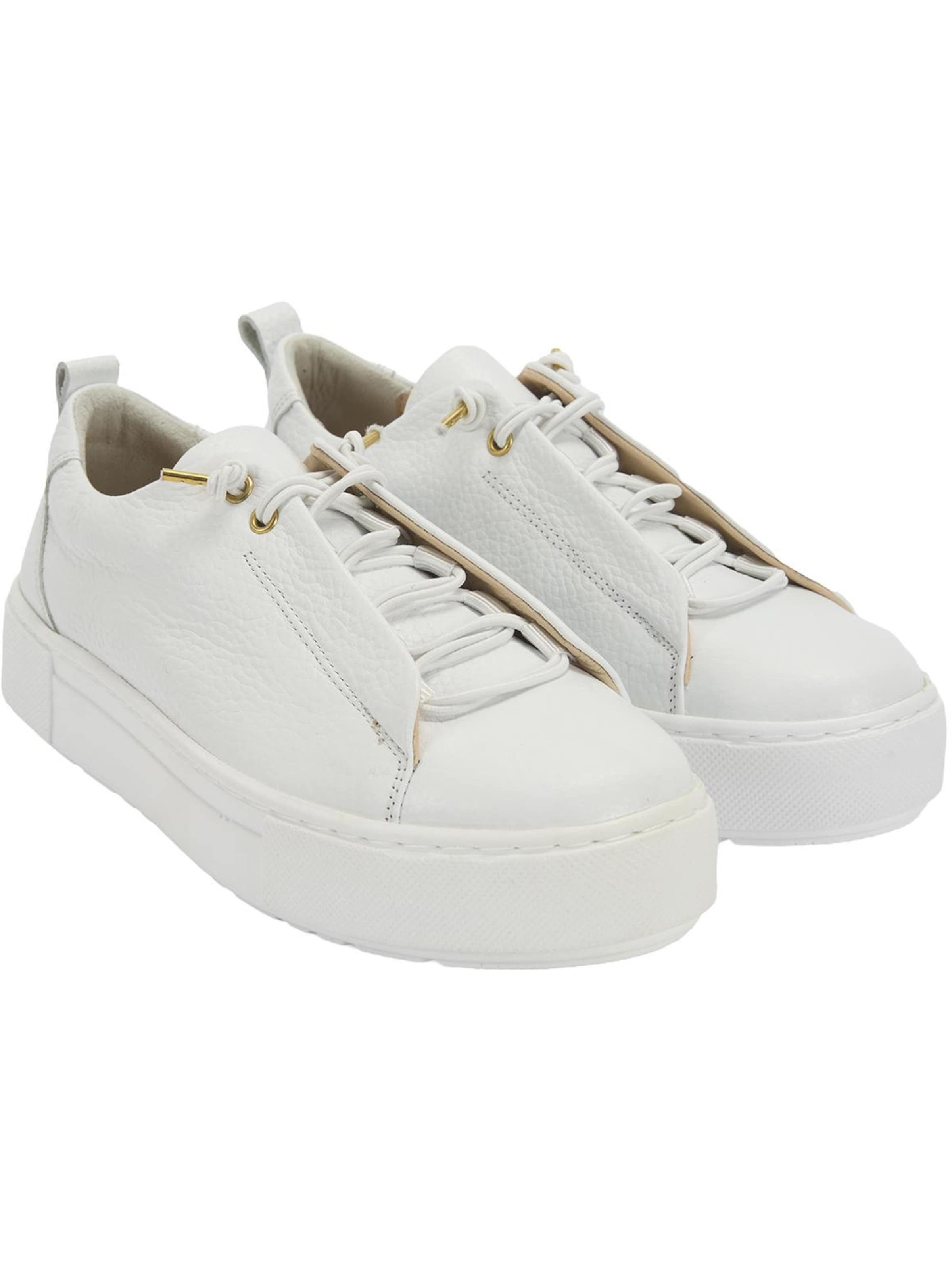 Desa Sneakers laag 'Beleg' in Wit: voorkant