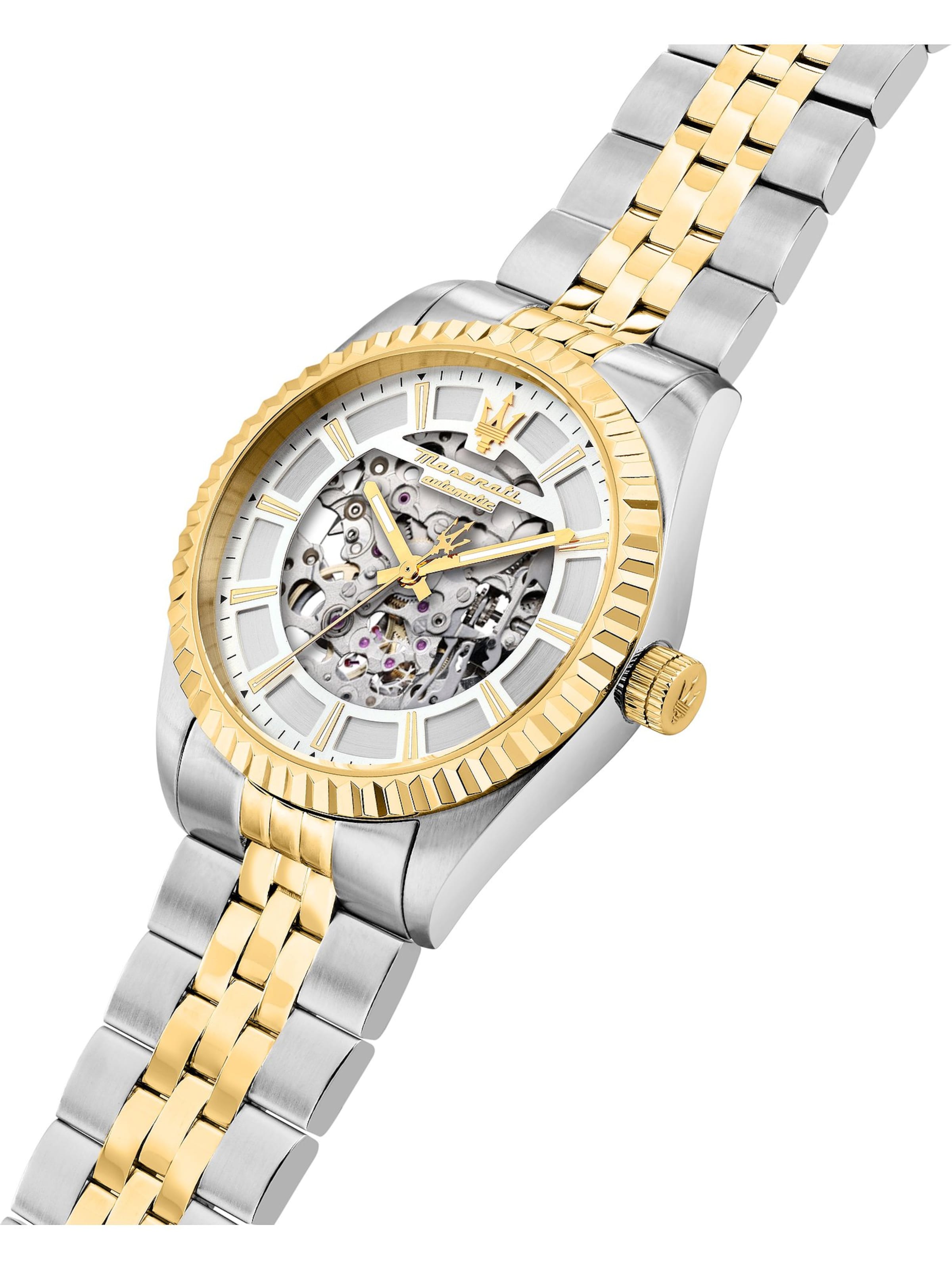 Maserati Analoguhr in Gold