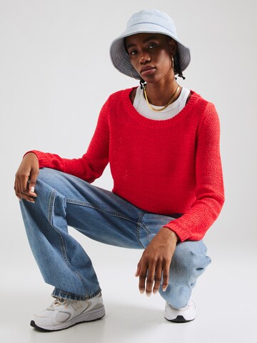 ONLY Pullover 'ONLGeena' in Rot