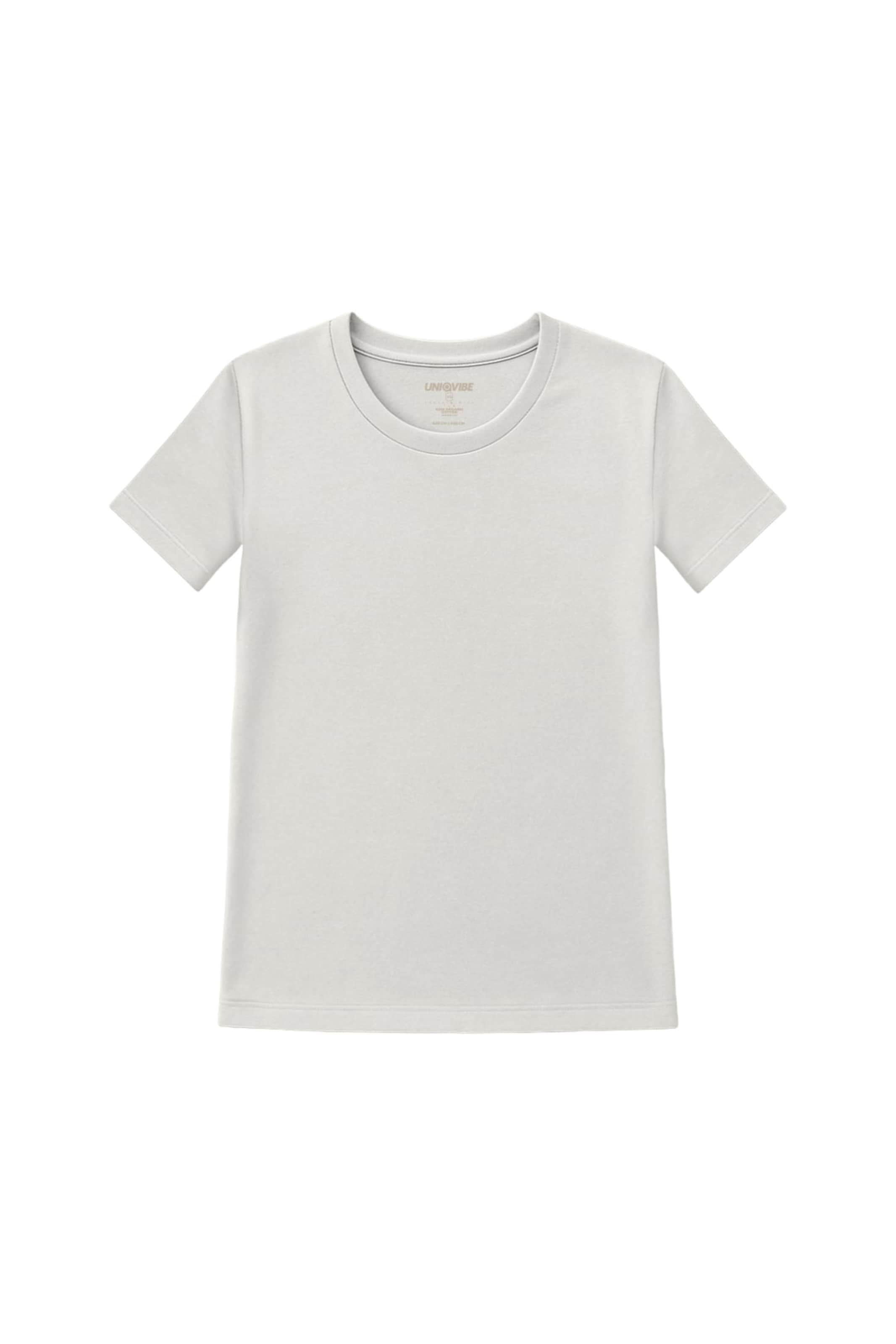 UNIQVIBE T-Shirt in Grau: Vorderseite