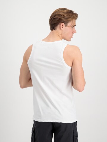 T-Shirt ALPHA INDUSTRIES en blanc