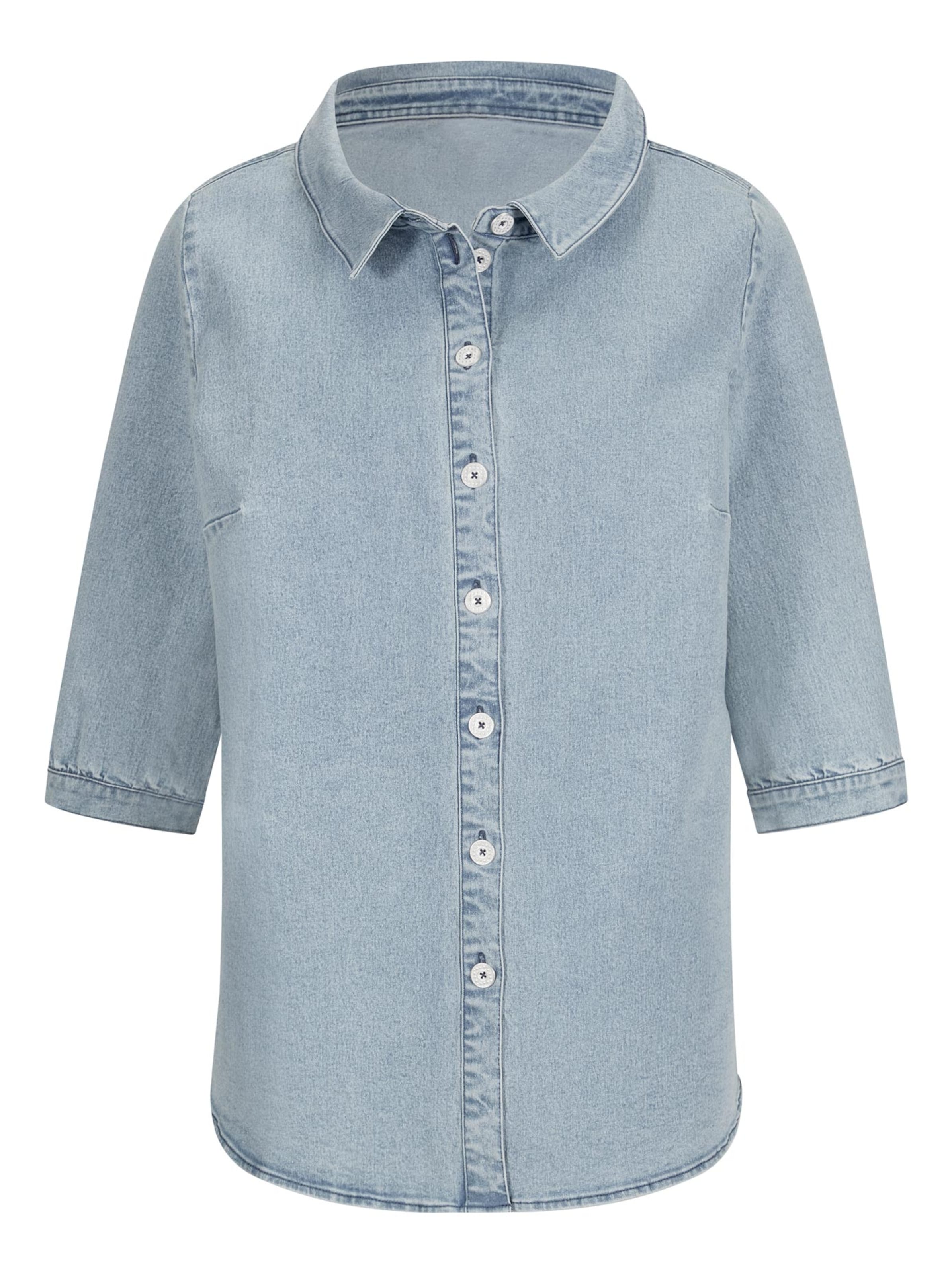 heine Bluse i blå: forside