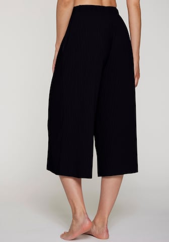 LASCANA Wide leg Trousers in Black