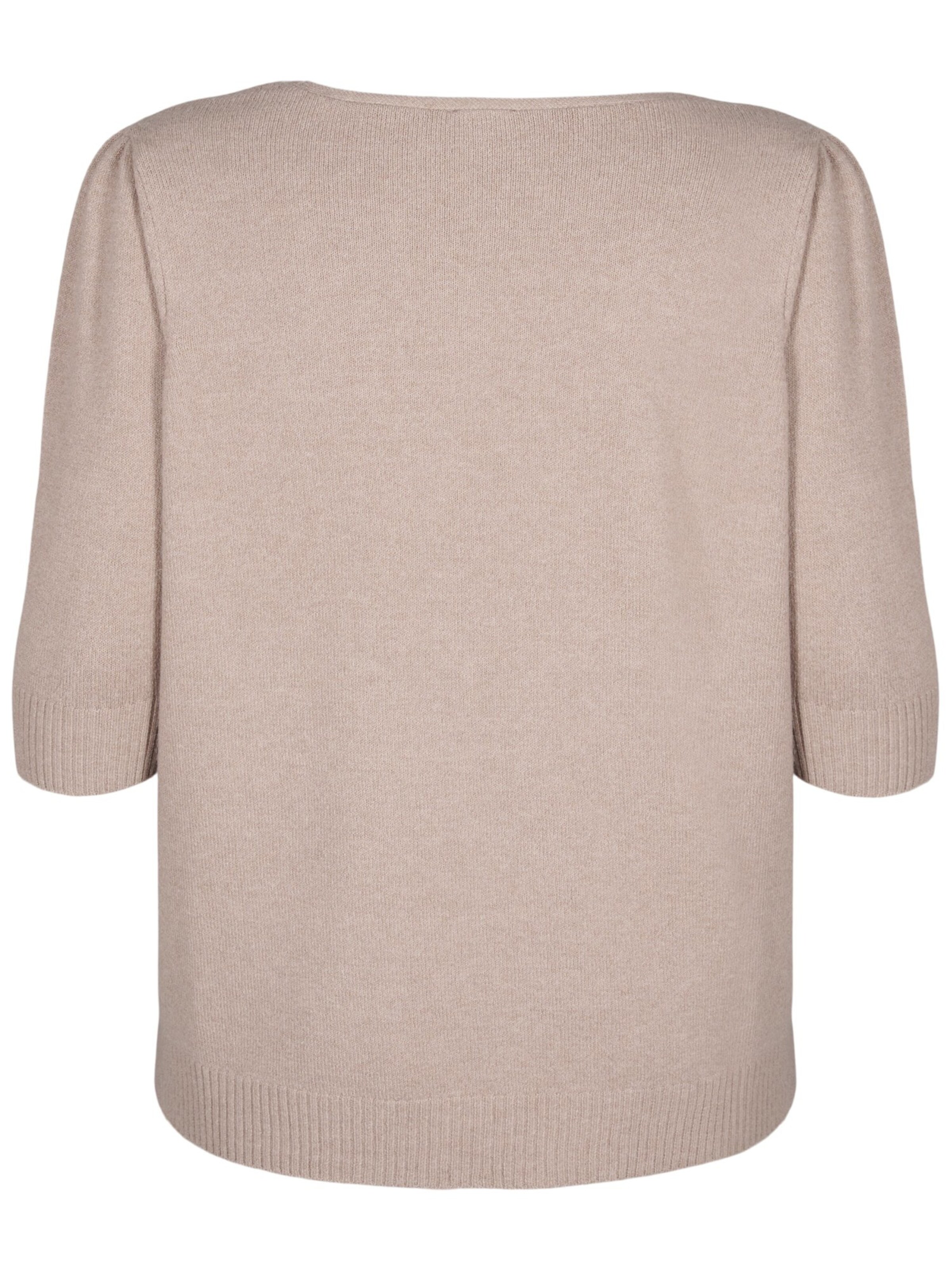 Zizzi Sweater 'MSunny' in Beige