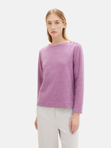 TOM TAILOR Sweater in Purple: front