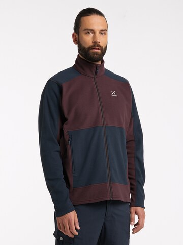 Haglöfs Athletic Fleece Jacket 'Buteo' in Blue: front