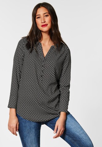 STREET ONE Blouse in Black: front