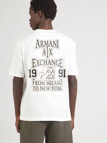 ARMANI EXCHANGE T-shirt i vit: framsida