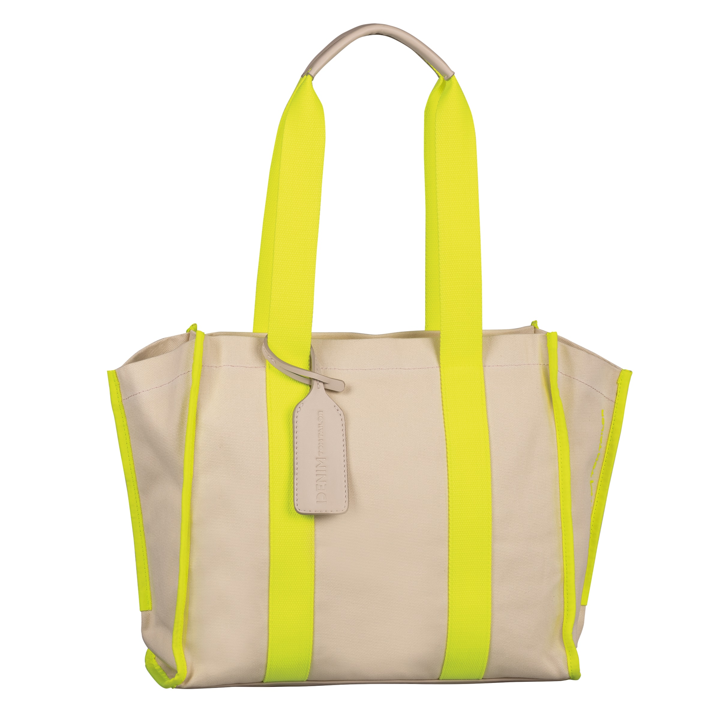 TOM TAILOR DENIM Shopper 'Alani' in Beige: Vorderseite