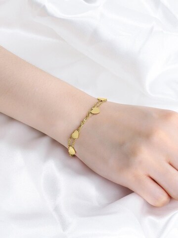 Kim Johanson Bracelet '7 Herzen' in Gold: front