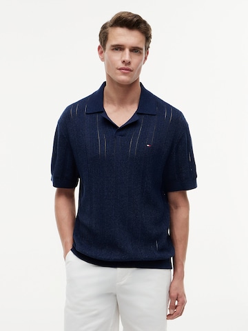 Pull-over TOMMY HILFIGER en bleu : devant