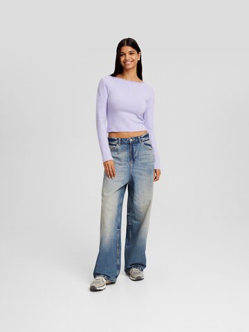 Pull-over Bershka en violet