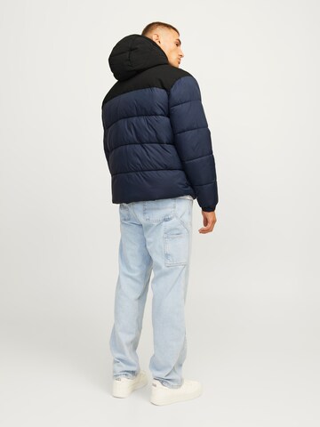 JACK & JONES Vinterjakke 'JJMOON' i blå
