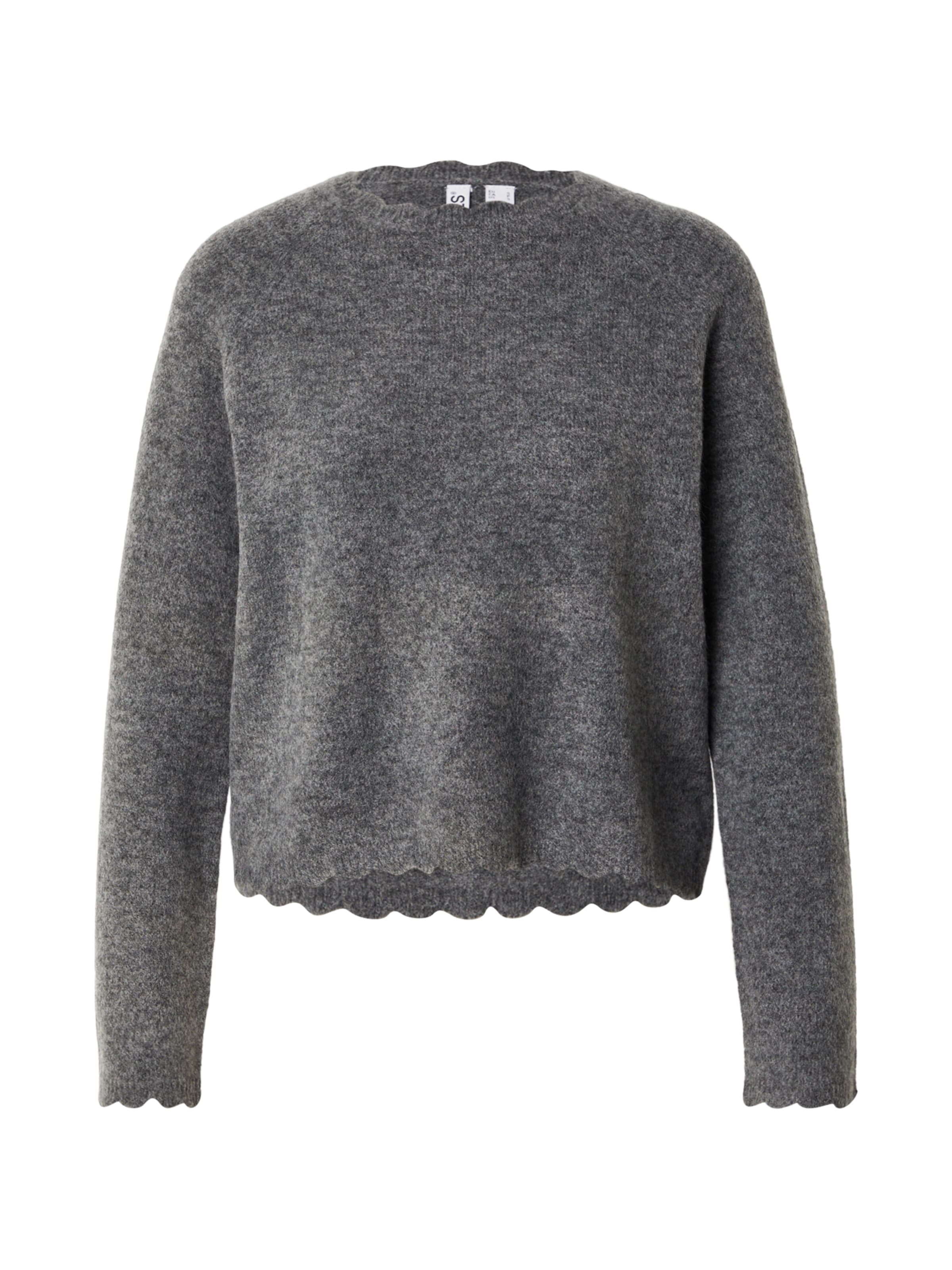 Pull-over 'PCRATH' PIECES en gris : devant