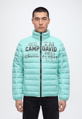 CAMP DAVID - Chaqueta de entretiempo en azul: frente