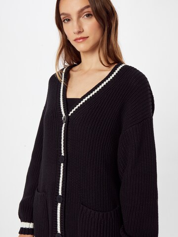 WEEKDAY Strickjacke 'Cave' in Schwarz