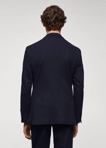 MANGO MAN Slim fit Suit Jacket 'Verner' in Blue