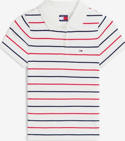 XXS dydžio Marškinėliai iš Tommy Jeans, spalva – tamsiai mėlyna / purpurinė spalva / balta, Prekių apžvalga