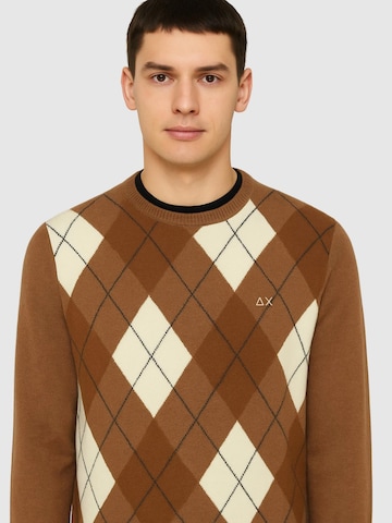 SUN68 Sweater 'K45160' in Brown