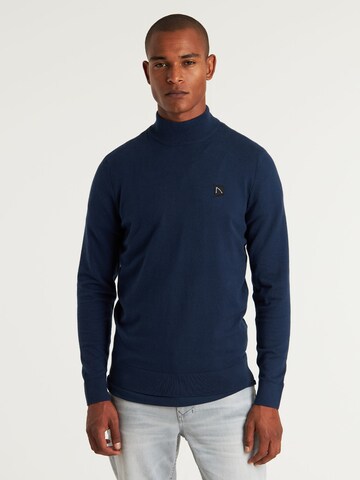CHASIN' Trui 'Ard Mock' in Blauw