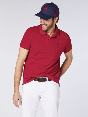 Polo Sylt Shirt in Red: front