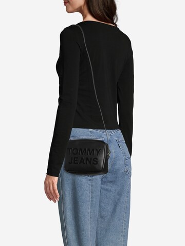 Tommy Jeans - Bolso de hombro en negro