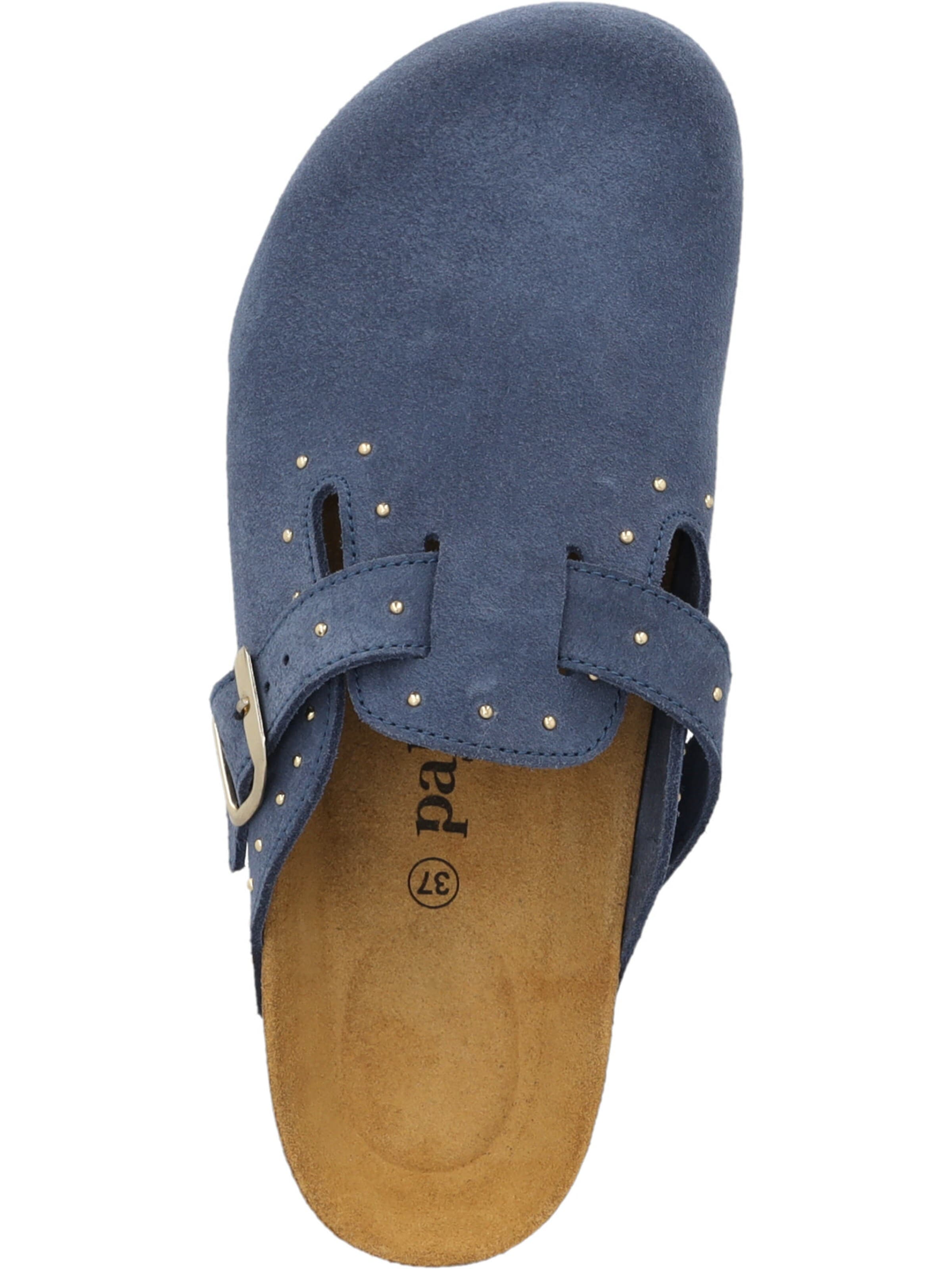 Palado Clogs 'Kiel Glint' in Blauw