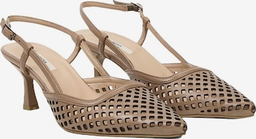 Desa Slingpumps 'Pumps' in Braun: Vorderseite