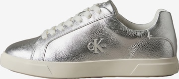 sidabrinė Calvin Klein Standartinis Sportbačiai be auliuko: priekis