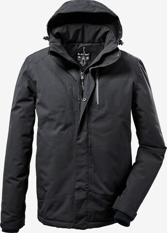 KILLTEC Outdoor jacket in Black: front